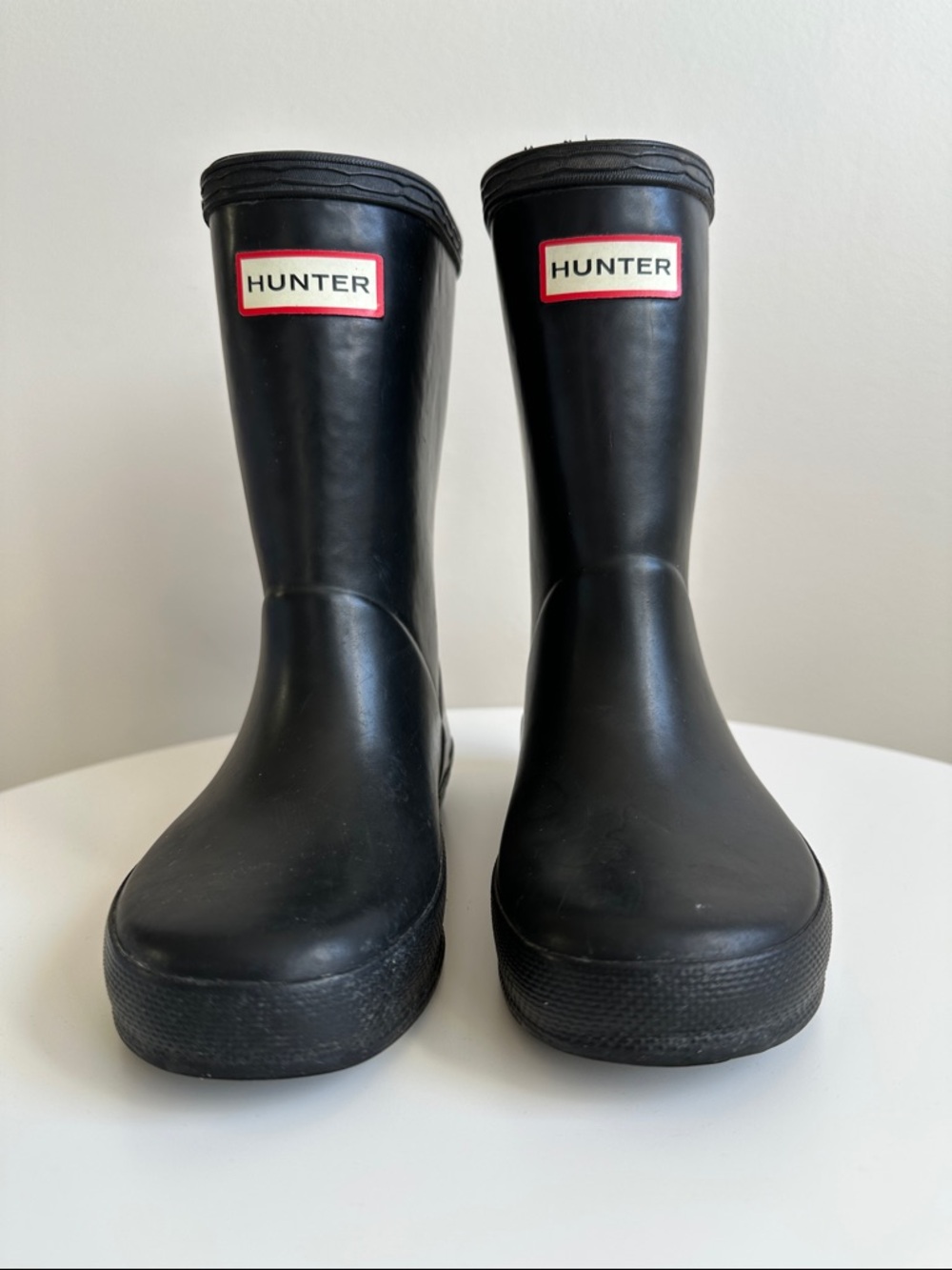 Hunter Toddler Black Rainboots Size US 9/10 UK 8 Euro 25